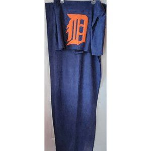 Sports Coverage DETROIT TIGERS VALANCE & CURTAIN PANELS blue w/orange D baseball